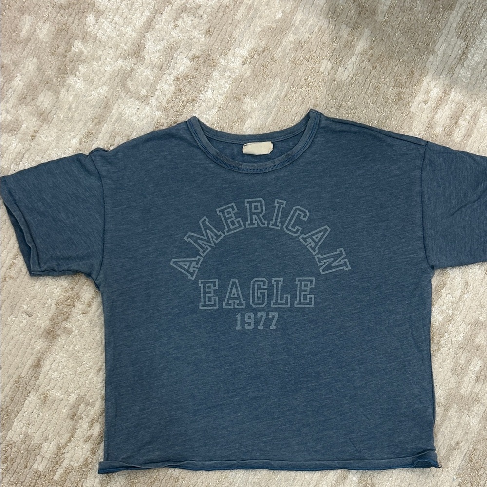 American Eagle Outfitters Kids Charcoal Tee